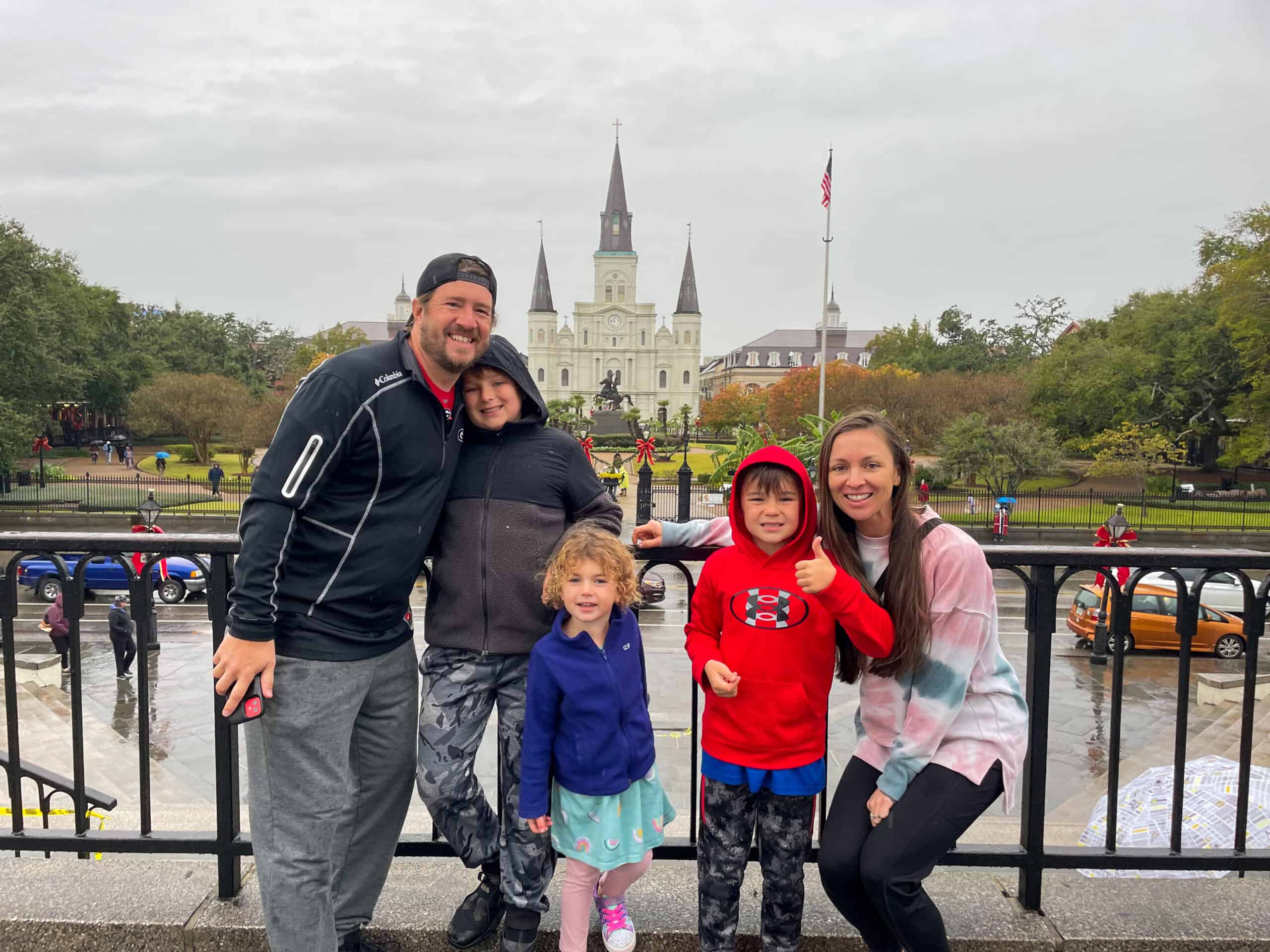 Jackson Square memories on our road trip to New Orleans